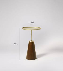 โต๊ะคอนโซลโลหะพร้อมหินอ่อนด้านบนและฐานแท่นสำหรับห้องนั่งเล่นเฟอร์นิเจอร์บ้านพร้อมที่เก็บ - Product Image 5