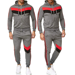 Pantalon de survêtement évasé de travail avec patch personnalisé et sweat à capuche survêtement lourd empilé streetwear survêtements décontractés avec lavage à l'acide - Product Image 1