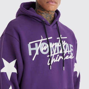 New Arrival 2026 <b>Top</b> Trendy Custom Streetwear Jogging Suits Sweatpants Hoodie Set Men <b>Distressed</b> Heavyweight Tracksuit for Men - Product Image 1