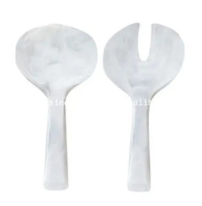 Cuillère en résine écologique de qualité supérieure pour la cuisine et le service à manger-Outils de salade élégants faits à la main pour un usage quotidien - Product Image 4