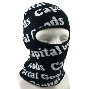 หน้ากากกันลมแบบบาลาคลาวาสำหรับปั่นจักรยาน พิมพ์ลายดิจิทัลตามเทรนด์ยอดนิยม ปรับแต่งได้ ใช้ได้ทุกวัน เหมาะสำหรับทุกเพศ ทนทาน ผลิตจากโพลีเอสเตอร์ 100% - Product Image 1