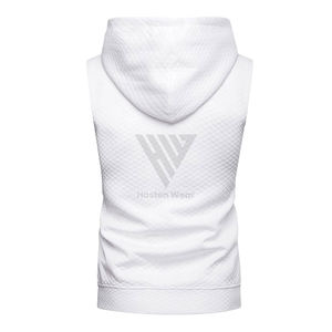 Sweat-shirts de sport sans manches pour hommes, légers, pour la salle de sport, pull-over sportif, élégant, décontracté, tendance - Product Image 6