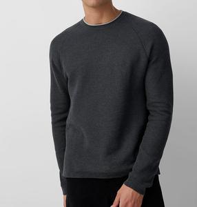 Pull d'hiver respirant en coton et laine avec logo personnalisé en tricot pour hommes à bas prix - Product Image 6