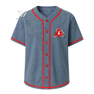 Delta GRIEGO | Sigma | Theta Sorority Ropa Listo para enviar Bordado Denim Béisbol Jersey Softball Chaleco - Product Image 1