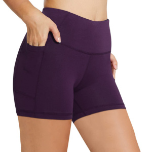 Shorts de cyclisme et de sport pour femme 2024 à séchage rapide en Spandex, personnalisables, design fitness pour cycliste, respirants, taille élastique haute - Product Image 4