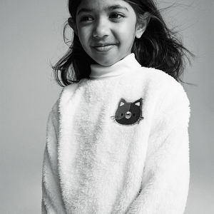 Nueva moda personalizada al por mayor niños bebés niños manga larga polar niños cuello redondo sudadera - Product Image 2