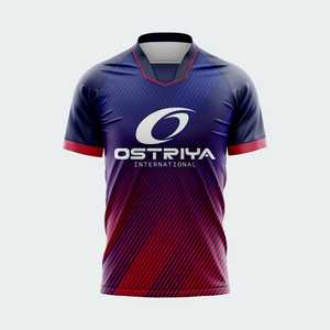 New Design <b>Soccer</b> Jersey Wholesale Rate Unisex Short Sleeve Quick Dry 100% Polyester Heat-Transfer Crew Neck Custom Team Name - Product Image 6