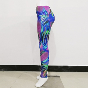 Best Selling Women's High Waist Silk <b>Leggings</b> Casual Compression Spandex/<b>Polyester</b> Gym & Sports Tights with Custom Logo for Yoga - Product Image 6