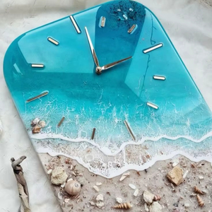 นาฬิกาแขวนผนังทางศาสนาทำจากเรซินเป็นมิตรกับสิ่งแวดล้อมพร้อมดีไซน์แฮนด์เมดศิลปะที่เป็นเอกลักษณ์จากอินเดีย - Product Image 1