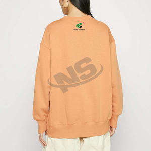 Sudadera de Mujer 100% Algodón de Alta Calidad, Estilo Holgado con Hombros Caídos, Ropa de Calle de Invierno, Sudadera con Logotipo Personalizado a Precio Económico - Product Image 2