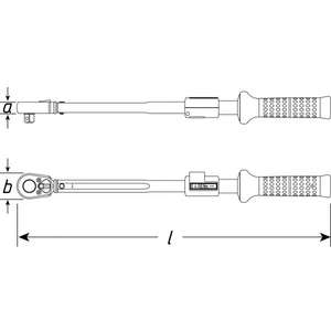 Llave Dinamométrica Reversible Hazet con Pantalla - Product Image 2