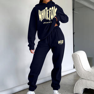 Sudadera con capucha personalizada, chándal para hombre, tejido de punto transpirable, traje de dos piezas, fabricante OEM, conjunto informal para correr - Product Image 6