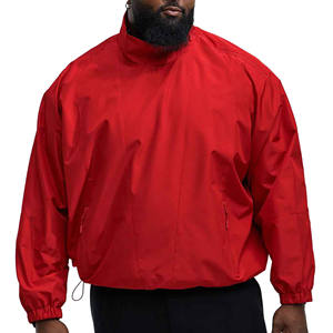 Veste coupe-vent surdimensionnée en polyester pour hommes de haute qualité à fermeture éclair complète personnalisée coupe-vent et respirante pour hommes - Product Image 2