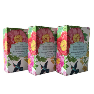 Tùy Chỉnh Rỗng Hộp Xà Phòng Với Kim Loại Vàng Lá Biểu Tượng Bao Bì Các Tông Xà Phòng Bộ Ba Món Quà Thiết Lập Với Satin <span class=keywords><strong>Ribbon</strong></span> Bow - Product Image 6