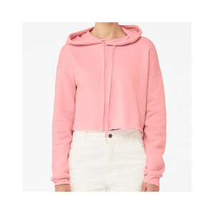 Sudadera con capucha recortada para mujer para verano, ropa informal, algodón Original, Anti Pilling, sudadera recortada de secado rápido, Sudadera con capucha recortada más vendida - Product Image 4