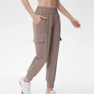 2025 Women's Winter Cargo Pants Baggy Joggers with Quick Dry Canvas Material Mid Waist Casual for Activities Cargo Jogger - Product Image 2