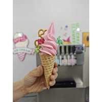 Machine à glace molle commerciale 7 saveurs 60-65L/H Verticale en acier inoxydable 4000W 110V 220V ICM-395