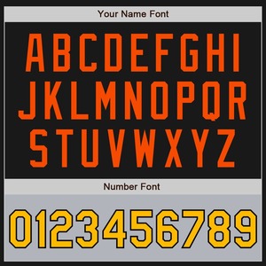 Bomber personnalisé noir or-Orange Varsity Letterman veste à glissière deux tons coupe-vent Streetwear veste universitaire vintage pour hommes - Product Image 3