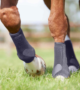 Mosaïque Impex Sport Équitation Cheval Soins Vente Chaude Néoprène PVC Médecine Bottes De Protection Jambe Longueur Cheval Bottes Trempage Sabot Soins - Product Image 5