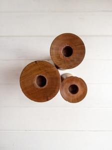 Portavelas de Madera de Estilo Creativo para Decoración del Hogar, Iluminación Interior y Exterior, Portavelas de Pilar Hecho a Medida para Bodas y Fiestas - Product Image 2