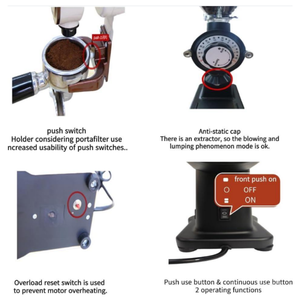Molinillo de Café de 20 Ajustes para Uso Doméstico - Compacto, Fácil de Limpiar y Diseñado para Preservar el Aroma Óptimo - Product Image 4