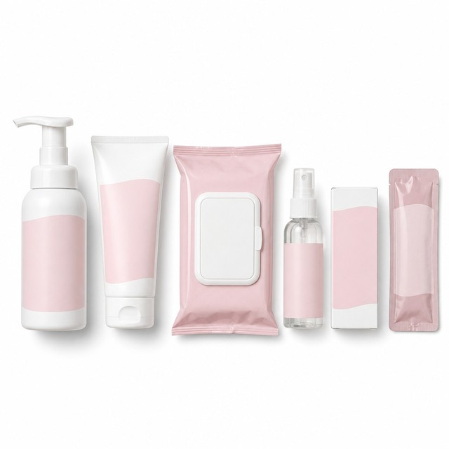 Feminine Care Kit Boric Acid Series 6 in 1 pH Balanced Intimate Hygiene Set Gentle Foam Wash Gel Wipes & Spray