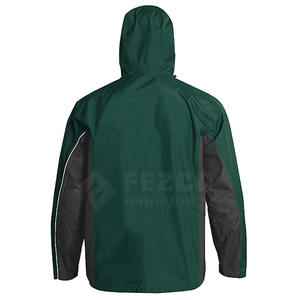 High Quality Men's <b>Rain</b> Winter <b>Jacket</b> for <b>Plus</b> <b>Sizes</b> Waterproof and Windbreak with Stand Collar Front Logo-Low MOQ - Product Image 3