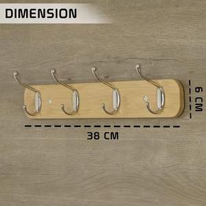 Cintre en bois massif durable pour un usage quotidien, ensemble de cintres en cèdre de luxe pour placards, cintre en bois conçu pour les costumes d'hommes - Product Image 5