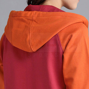 Sudaderas con capucha de Invierno para mujer de alta calidad, transpirables, de secado rápido, 100% algodón, cuello con capucha, logotipo personalizable, patrón sólido hecho en Pakistán - Product Image 5