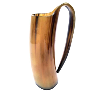 Taza de Café de Cuerno de Búfalo de Agua Recién Llegada para Bodas, Taza Vikinga Decorativa, Taza de Cuerno Genuino Apta para Alimentos de la India - Product Image 3