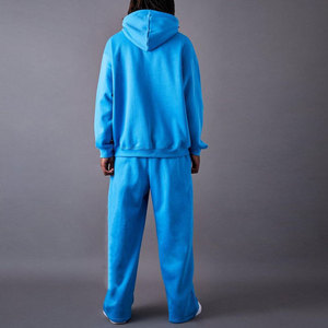 100% New Custom Cotton Sweat Suits Men Two Piece Oversized Hoodie Tracksuit French Terry Solid Eco-Friendly Breathable Winter - Product Image 3