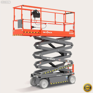 Plateforme élévatrice à ciseaux électrique [Skyjack] SJ3220, plateforme d'accès verticale industrielle, capacité de deux personnes, utilisation en entrepôt, moteur puissant - Product Image 4