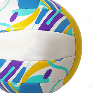Ballon de beach-volley de qualité professionnelle – Taille 5, PVC et PU, cousu à la machine, pour compétition et jeu occasionnel, fabriqué au Pakistan - Product Image 4