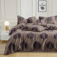 Vente en gros de textiles de maison de luxe, ensemble de couvre-lit imprimé 3 pièces |   Couverture de lit, serviette, couverture, rideaux en mélange de polyester et de coton |