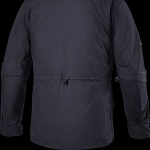 High Quality Men's Grey Motorcycle <b>Jacket</b> Waterproof Multiple Pockets Zipper Stand <b>Collar</b> & Inner Heated Lining - Product Image 3