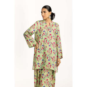 Ensemble coordonné IUSTTS-1249 pour femmes, viscose, lin imprimé, crêpe, style décontracté, taille XXS, deux pièces pour le printemps/été, sans col - Product Image 6