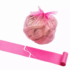 Bolsa de basura de reciclaje extra gruesa, bolsa de plástico de alta resistencia personalizable, sacos de basura de amarre rápido, soportes de proveedores de Vietnam - Product Image 5