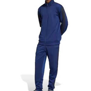 Survêtements pour hommes de haute qualité 100% coton, durables, extensibles, pour le fitness, les activités de plein air, motif uni, anti-rétrécissement, tricotés - Product Image 1