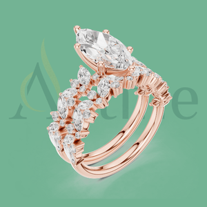 10K oro joyería delicada banda para ella - Product Image 1