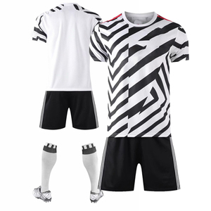 Wholesale Original football clothes football set Football Uniform wear uniform Custom soccer kit Sublimation Soccer jersey - Product Image 5