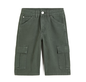 Pantalones cortos Cargo de tela de sarga para hombre de alta calidad con diseño personalizado, impresión y bordado en cualquier tamaño hechos en Bangladesh - Product Image 5