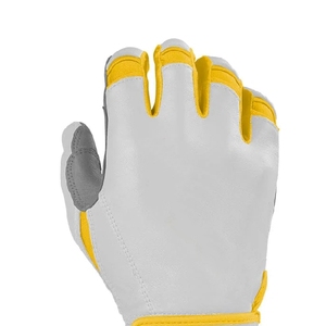 Guantes de bateo de béisbol y softball transpirables de puño corto para hombre personalizados al por mayor de buena calidad último diseño - Product Image 5