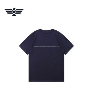 Camiseta de Manga Corta para Hombre, Color Sólido Personalizado |   Camiseta de Cuello Redondo de Algodón Premium |   Camiseta Personalizada con Bolsillo Delantero, Antiencogimiento, 200g - Product Image 1