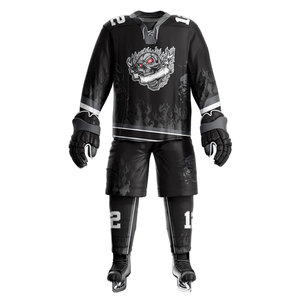 Uniformes de Hockey sobre Hielo Personalizados, 100% Poliéster, Conjuntos para Hombre, Todas las Tallas Disponibles, MOQ 20 Conjuntos, Alta Calidad - Product Image 1