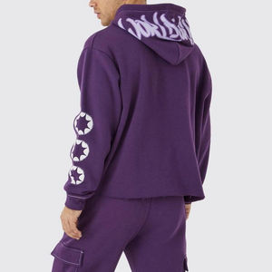 OEM de alta calidad ODM Plain Heavyweight Fleece Logo Impreso Algodón Oversize Custom Hoodies Mens Plain Hoodies para el invierno - Product Image 3