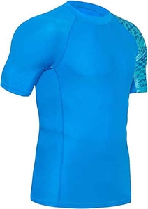 Hombres Compresión Manga Corta Rash Guard Sublimación Correr Camiseta Surf Gimnasio Top Jogging Wear Venta al por mayor Bjj Ropa de entrenamiento - Product Image 3