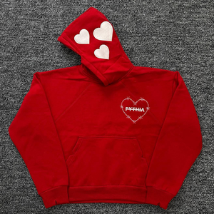 Sudadera con capucha de gran tamaño Unisex para hombre de alta calidad 100% algodón francés Terry patrón sólido cuello con capucha para la temporada de otoño - Product Image 6