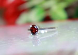 Anillo de Plata de Ley 925 con Piedra Preciosa Natural, Chapado en Rodio, Joyería Moderna, Regalo para Ella - Product Image 5