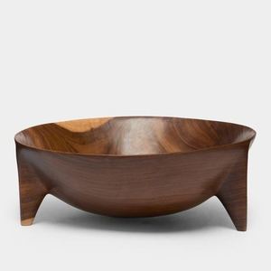 Cuenco de madera de acacia Natural de calidad superior de Navidad Cuenco de madera hecho a mano con estilo para restaurantes y comedor en casa - Product Image 6