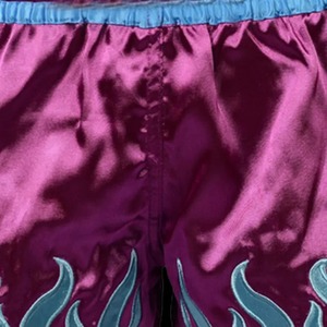 กางเกงขาสั้นมวยไทยสำหรับผู้ชายกางเกงมวยปล้ำสีตัดกันสวมใส่สบาย - Product Image 5